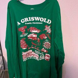 3XL Griswold Family Christmas longsleeve graphic T